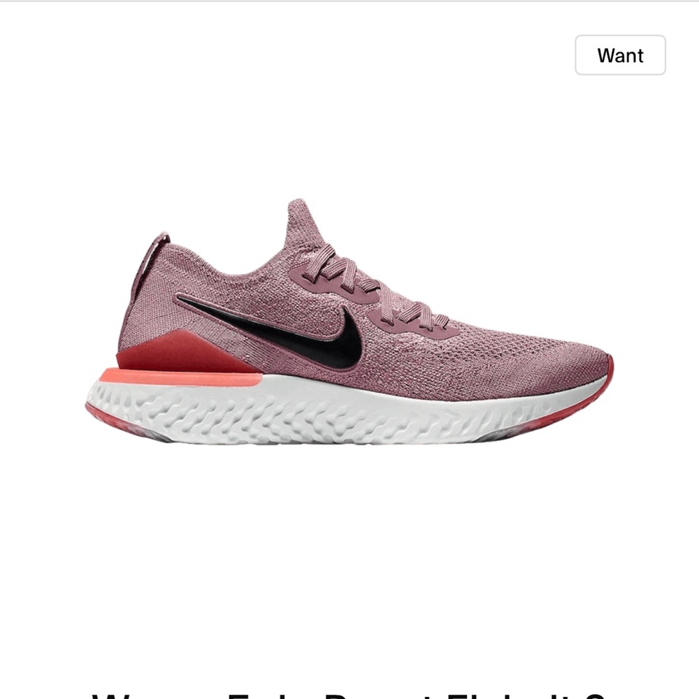 ‼️SOLD‼️Nike Epic React Flynit 2 Plum Dust